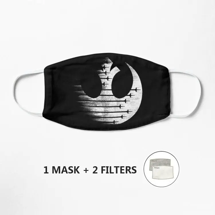 

Маска Rebel Force с фильтром, маска для лица с дизайном для женщин Стразы