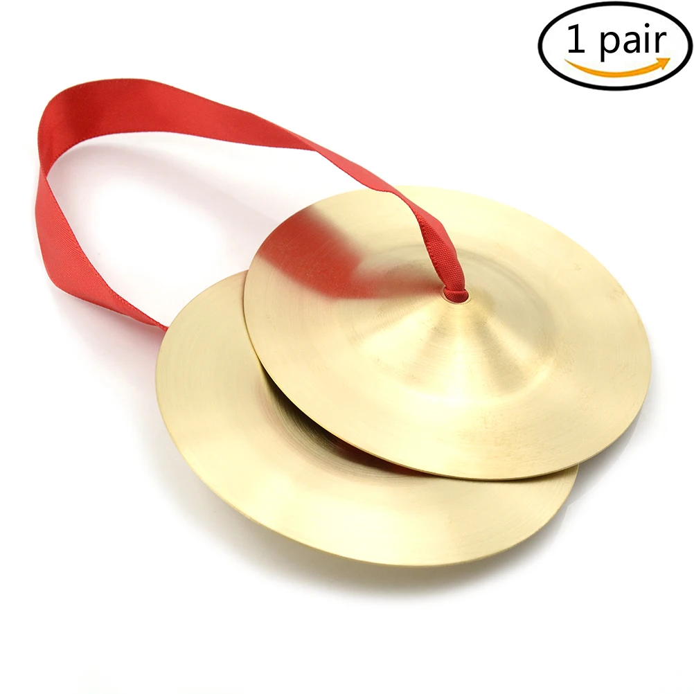 

IRIN 1pair Mini Cymbals Music Toys Copper cymbals