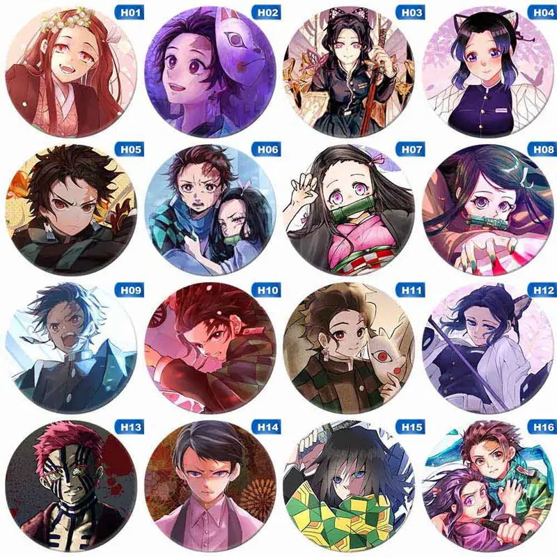 Японское аниме Demon Slayer: Kimetsu no Yaiba бейджа с дисплеем модная мультяшная фигура Enmu