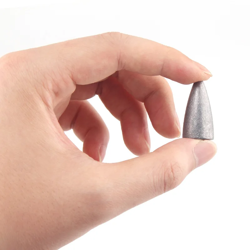 5 шт. пуля свинцовое грузило море Рыбная ловля наживка боеголовки морского дна