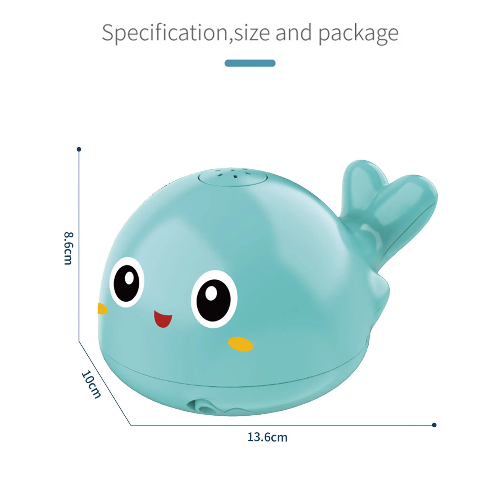 

Baby Bath Toys Spray Water Shower Swim Pool Bathing Toys for Kids Electric Whale Bath Ball with Light Music LED Light Toys Gift
