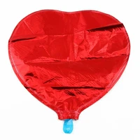 10inch heart shape balls foil balloons birthday wedding decorations helium balloon for kidsfamily party suppliesred
