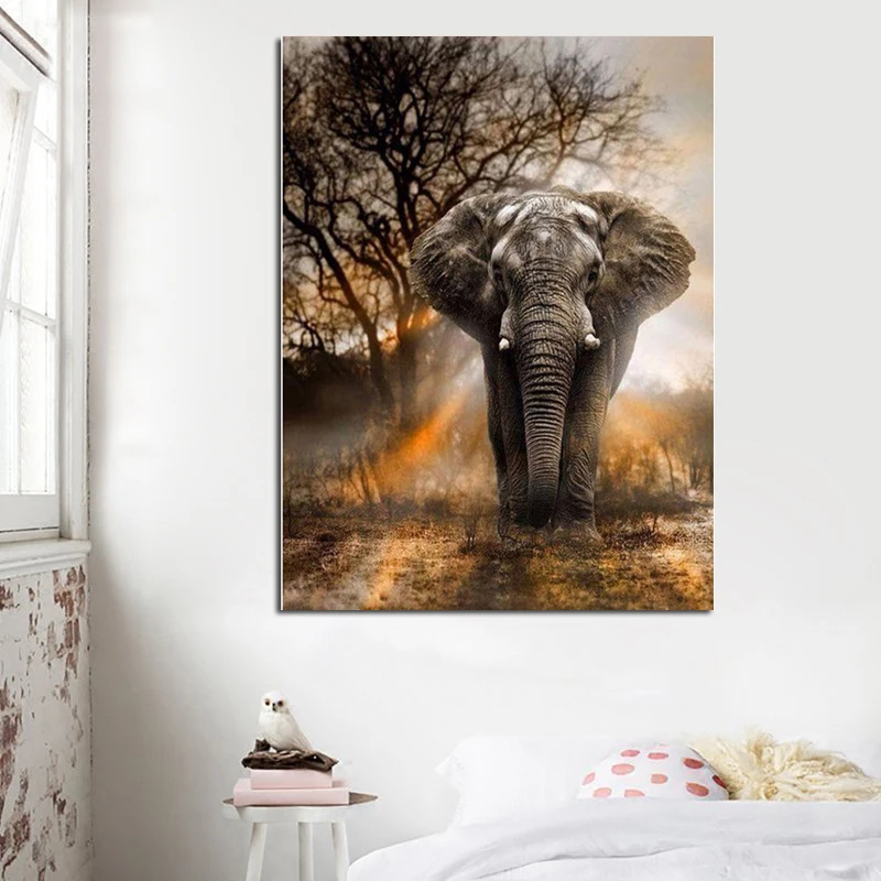 5D Diy Алмазная картина животное тигр вышивка крестом полный круглый горный