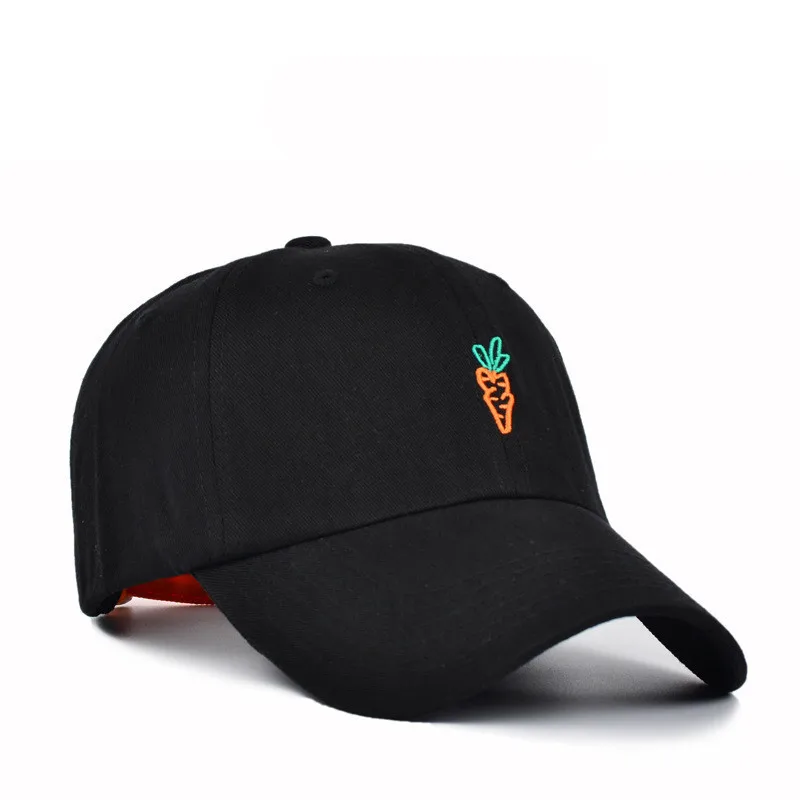 

2020 Carrot Embroidery Cotton Casquette Baseball Cap Adjustable Snapback Hats for Men and Women 196