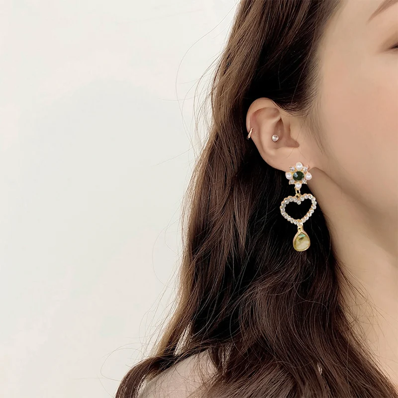 Женские серьги капельки длинные в Корейском стиле выбор интернет знаменитостей