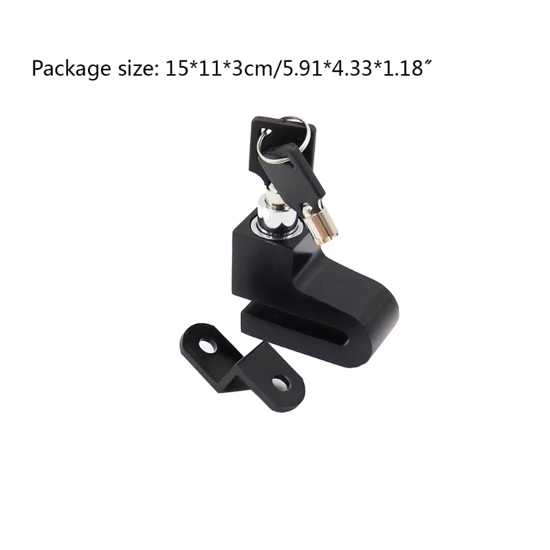 

Замок с дисковым тормозом и 2 ключами для мотоцикла