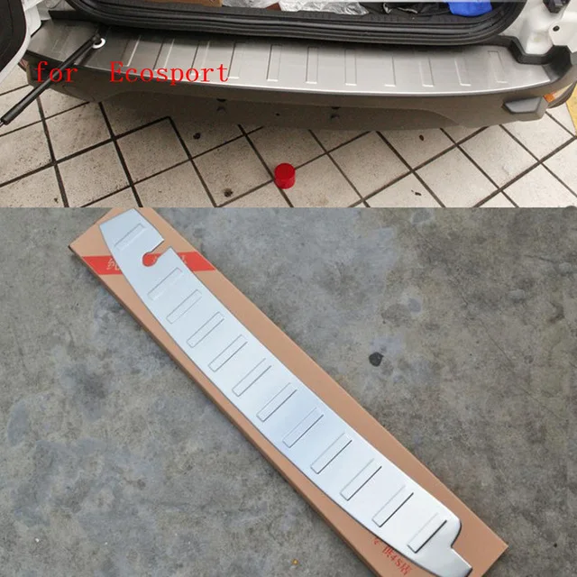 

FIT for Ford Ecosport 2013-2017 Car styling Car-covers Stainless Steel Rear bumper Protector Sill Car styling