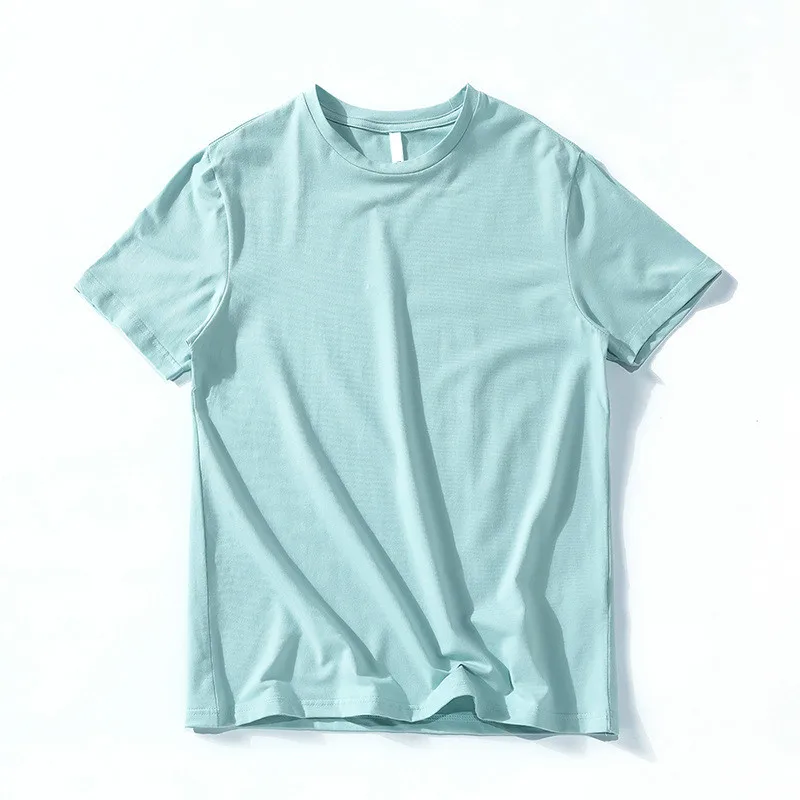 Летние мужские футболки с коротким рукавом зеленая армейская футболка Хлопковая