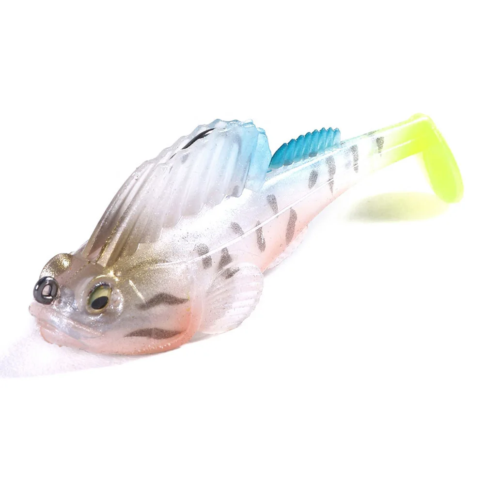 Новое поступление 7 см 14 г Megabass темное спальное место мягкое тело Swimbait глубокий бег весло хвост Swimbait Прямая поставка