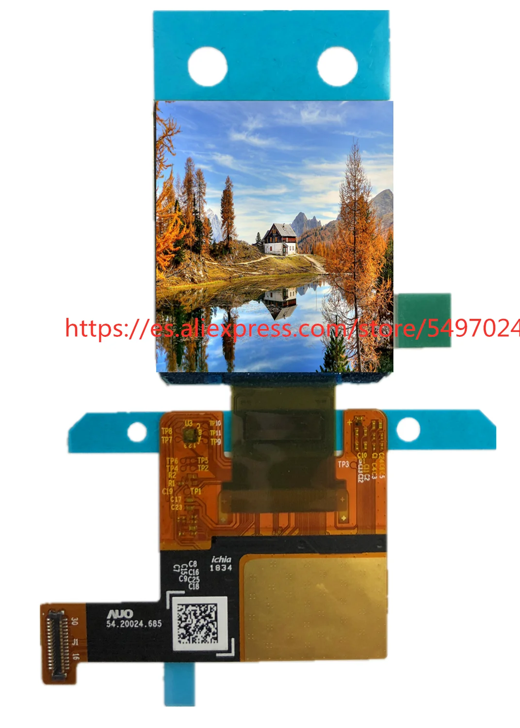 Новый OLED ЖК дисплей экран для 1 41 дюйма AMOLED обладает функцией касания 320*360 Смарт