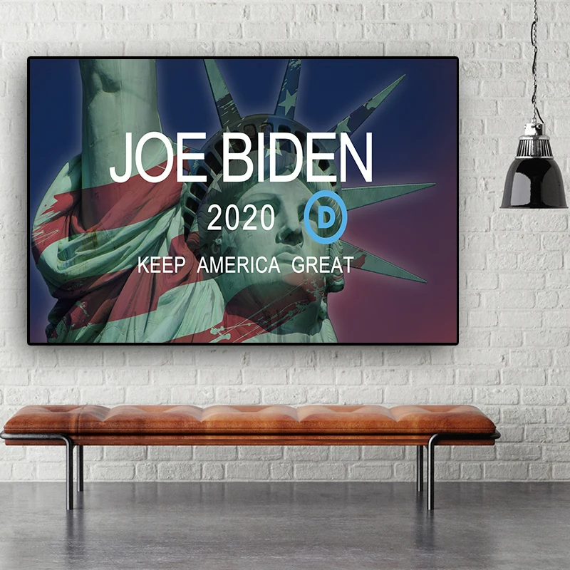 Плакат американский вице президент Джо den Ен Картина на холсте стеновое