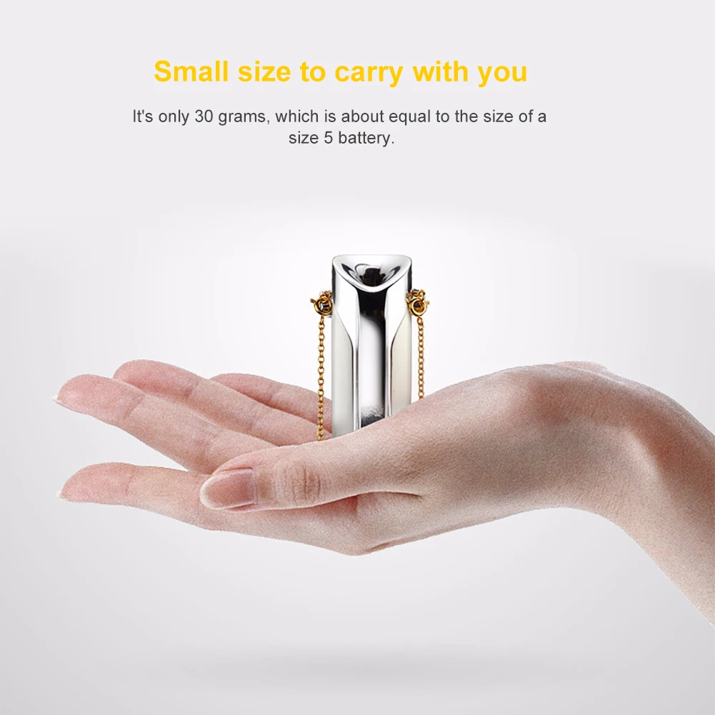 

Portable Wearable Necklace Air Purifier Household Mini Air Ion Generator Hanging USB Charging Freshener