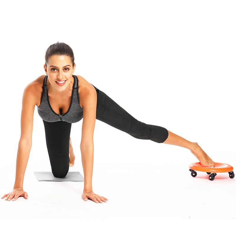 

4 Colors Abdominal Muscle Disc Fitness Four Wheel Roller Sliding Equipment Plate Household Training Men And Women