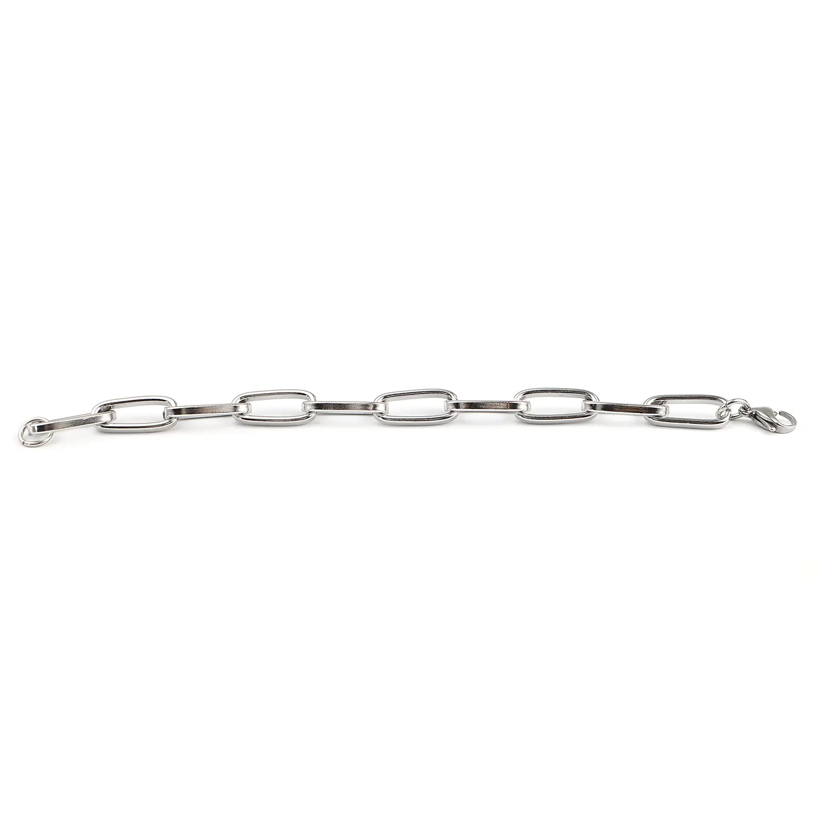 

18.8cm long Stainless Steel Link Chain Bracelets Cuban Link Chain Bracelets for Women Unisex Wrist Jewelry Gifts Punk Jewelry