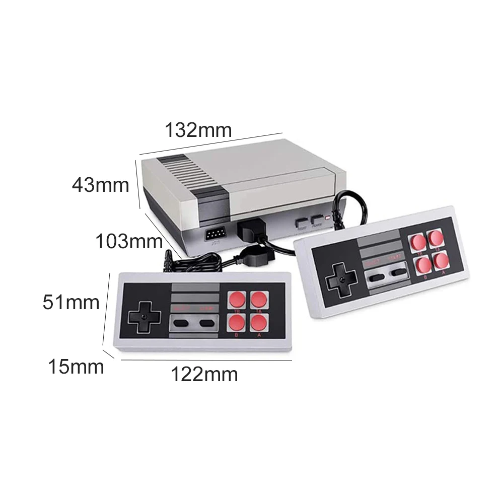 Классическая игровая мини-консоль NES в ретро стиле 621 игр HDMI-совместимый игровой