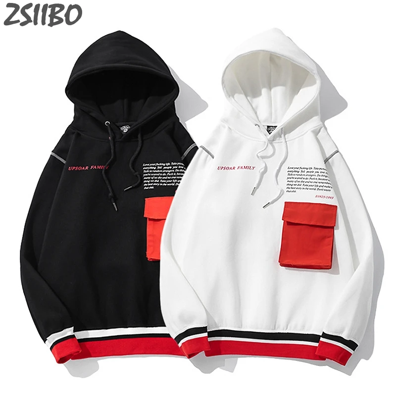 Мужские толстовки унисекс оригинальный Повседневный пуловер с карманами и