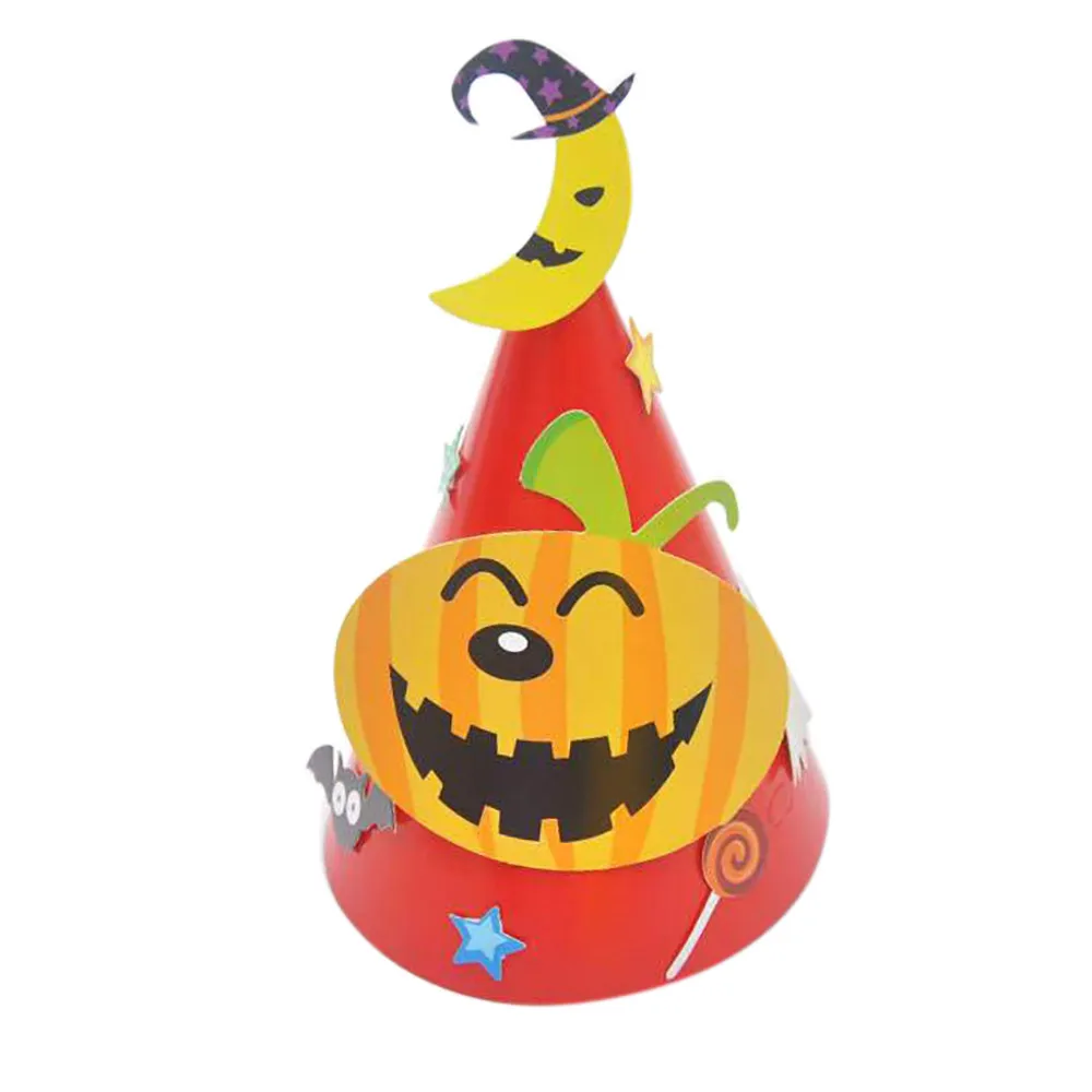 1 шт. модный костюм ведьмы с острым принтом вечерние шапки для женщин и мужчин