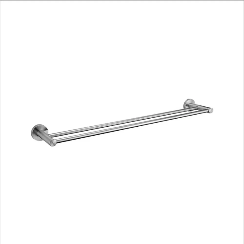 

Double Towel Bar Robe Hook Toilet Paper Holder Wall Mount Stainless Steel