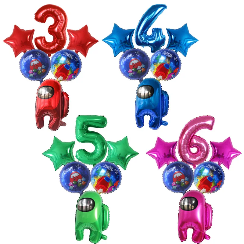 5 шт. супер герой Globos Человек паук алюминиевой фольги Воздушные шары на день