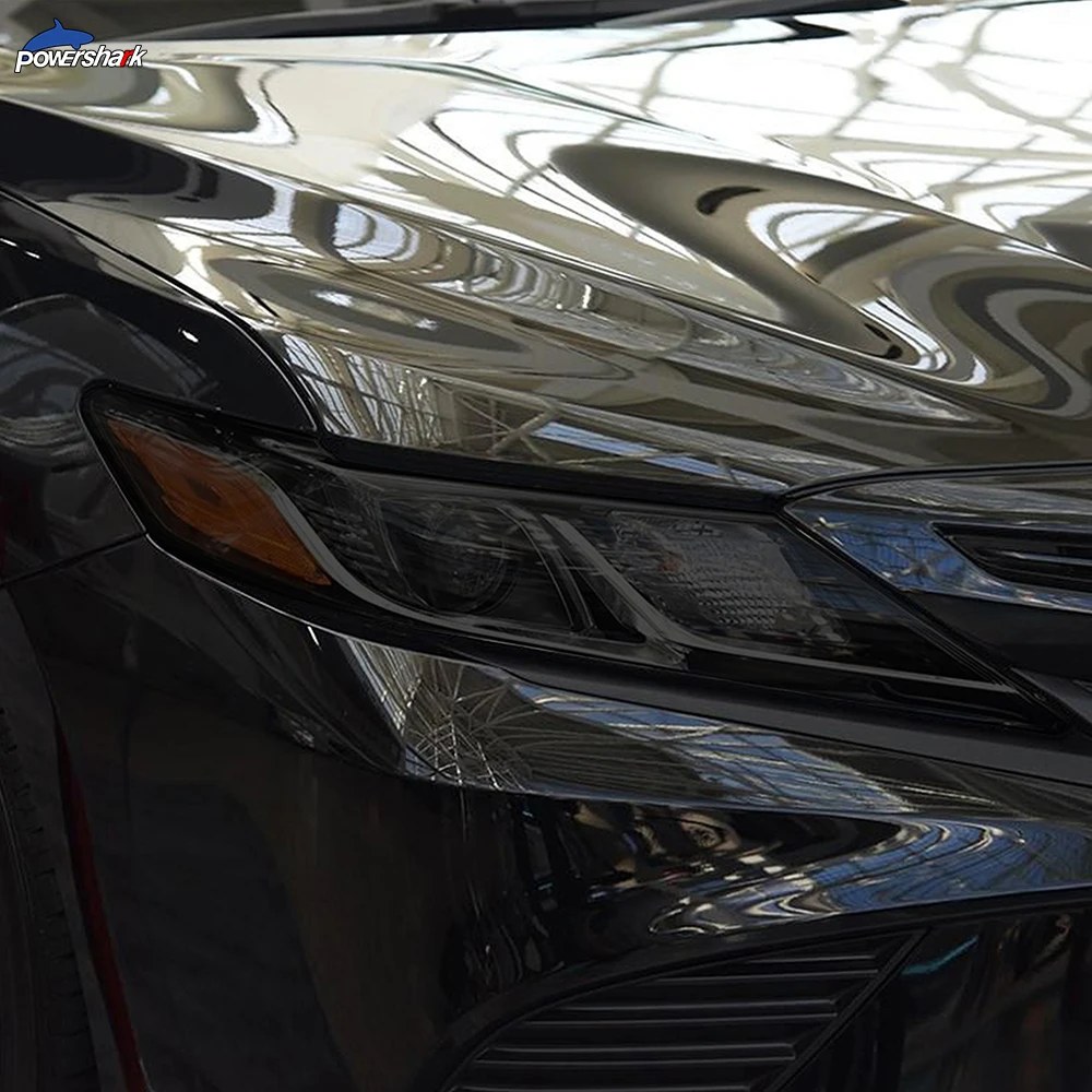 Черная защитная пленка для автомобильных фар 2 шт. прозрачная наклейка из ТПУ Toyota