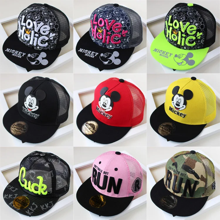 Модная Солнцезащитная шляпа для мальчиков и девочек с изображением героев