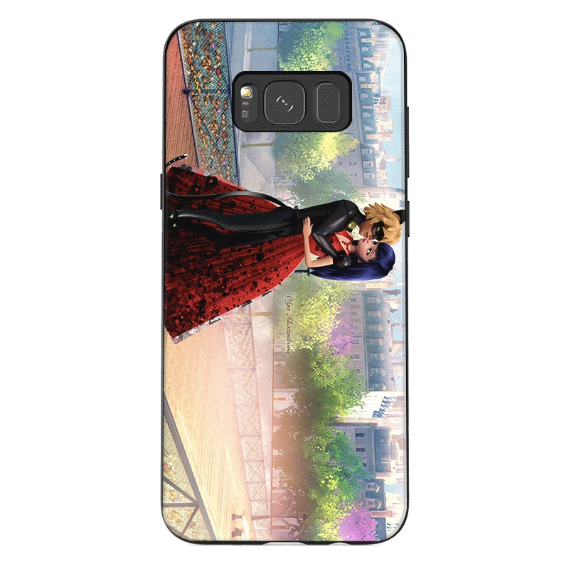 Чехол для телефона samsung M10 M20 M30 M40 S6 S7 край S9 S8 S10 S10E Plus Note 8 9 10 Божья коровка с