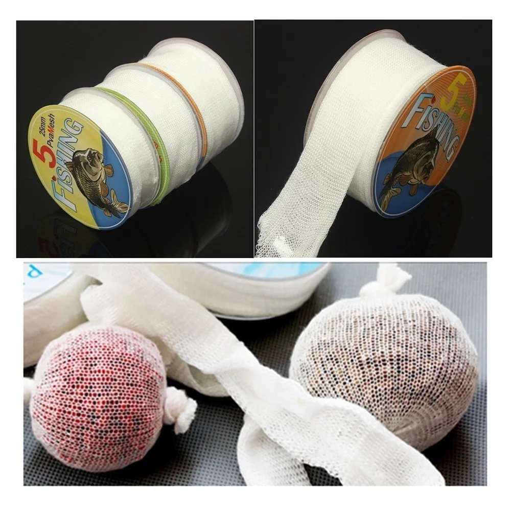 

5m Carp Fishing PVA Mesh for grundbait Water Soluble Euclidean Net Environmental Protection PVA Net for carp fishing