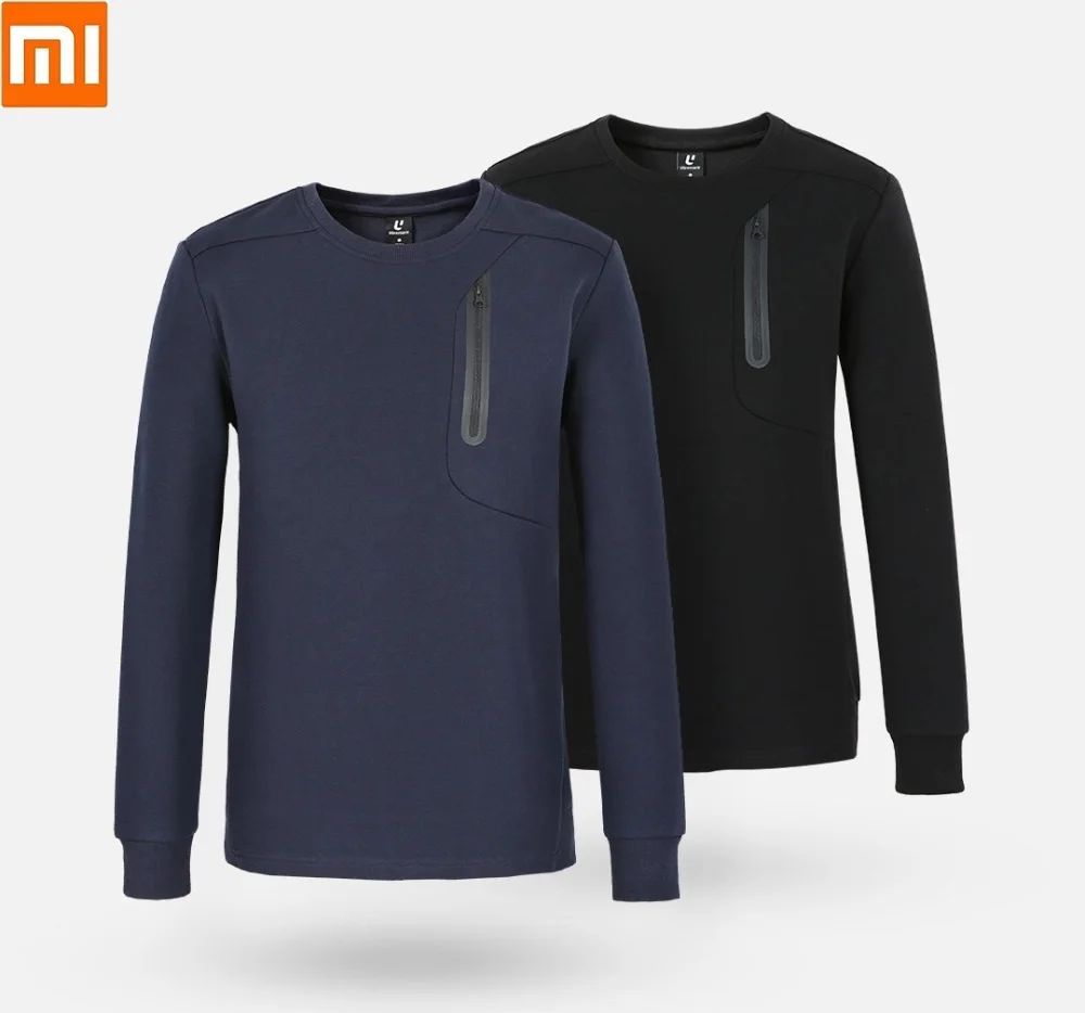 Xiaomi Uleemark модный мужской спортивный свитер с вырезом лодочкой приятная на ощупь ткань светоотражающая полоска дизайн весна осень пальто