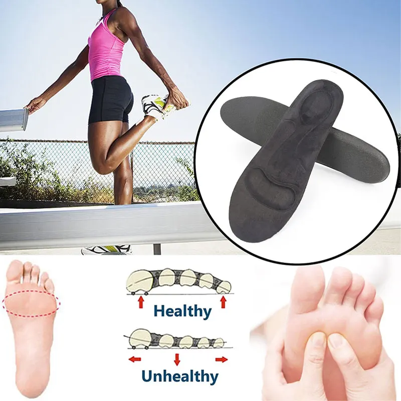 1 пара BYEPAIN поддерживающие стельки на плоской подошве для ног ортопедическая