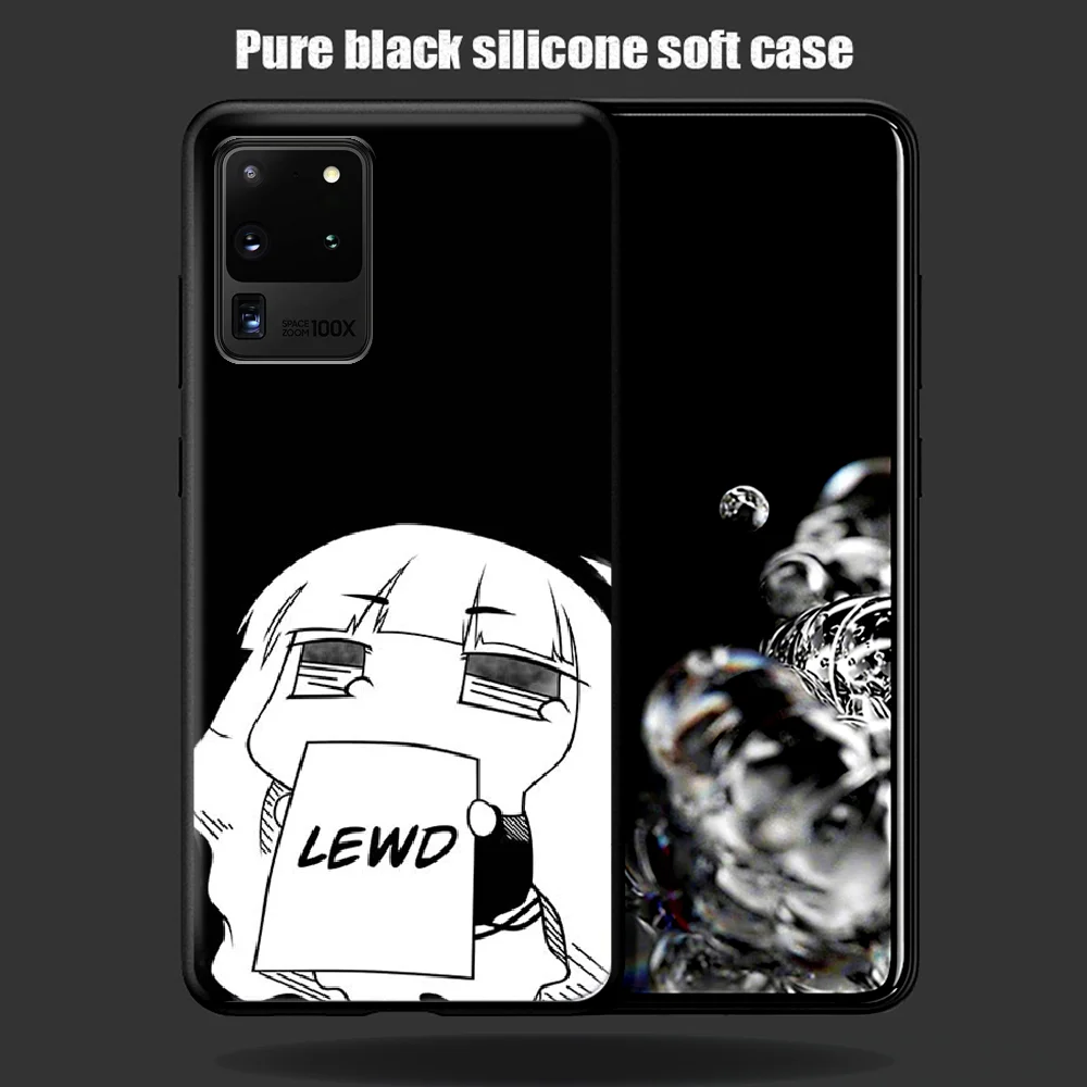 

LEWD Sad Sexy Anime Aesthetic Phone Case Cover Hull For Samsung Galaxy S 6 7 8 9 10 e 20 Edge Note 8 9 10 Plus black Etui Pretty