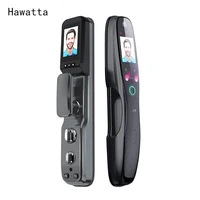 hawatta electronic biometric fingerprint lock digital touchpasswordkey ic cardface recognition 5 ways unlock smart door lock