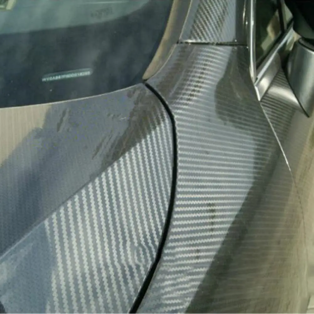 

1 Pc 10/20/30*152cm Black 5D Carbon Fiber Vinyl Film Wrap Car Sticker Sport Car 5D Roll Accessories Film Auto Film Exterior Y4K4