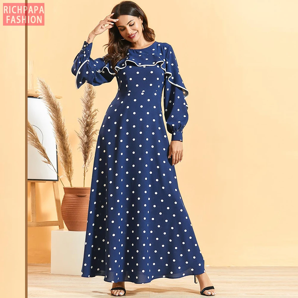 Рамадан ИД Vestidos абайя размера плюс пакистанский арабский хиджаб мусульманское