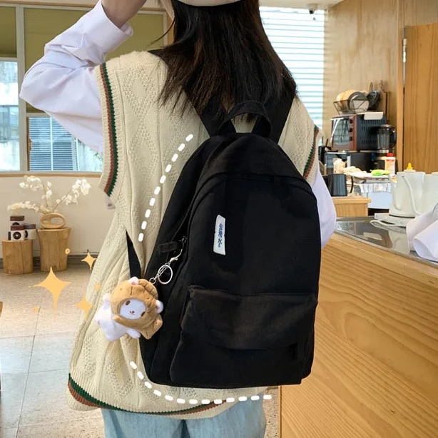 

Рюкзак женский холщовый HOCODO, однотонный, с защитой от кражи, для путешествий