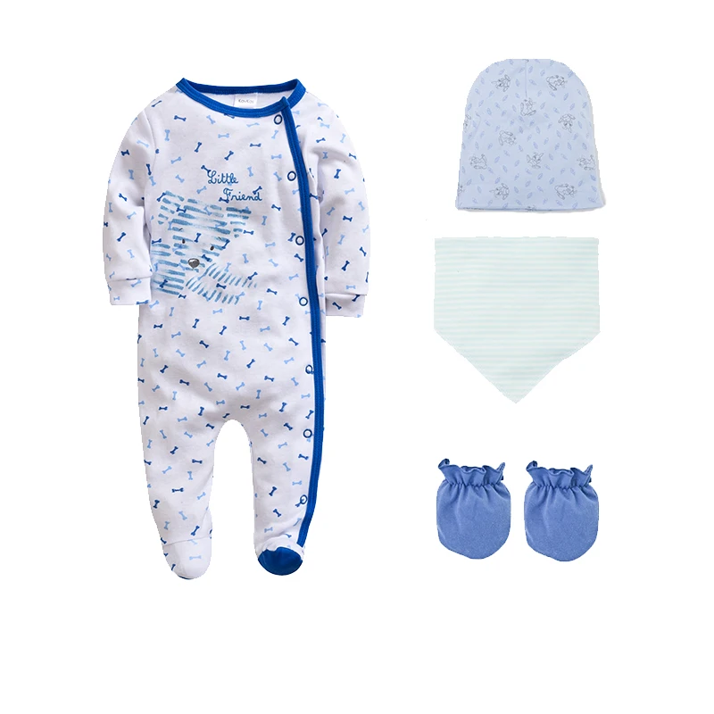 

Honeyzone Fashion Baby Clothes Boy Autumn Infant Boy Set Animal Cartoon Blue Romper Ropa De Bebe Varon 0-12m Cotton Jumpsuit