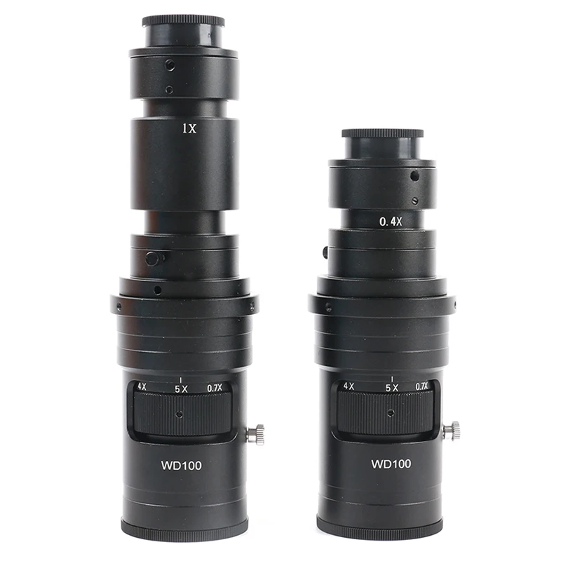 FHD 200X 500X зум WD100 непрерывная переменная 0.7X 5X регулируемое увеличение C образное