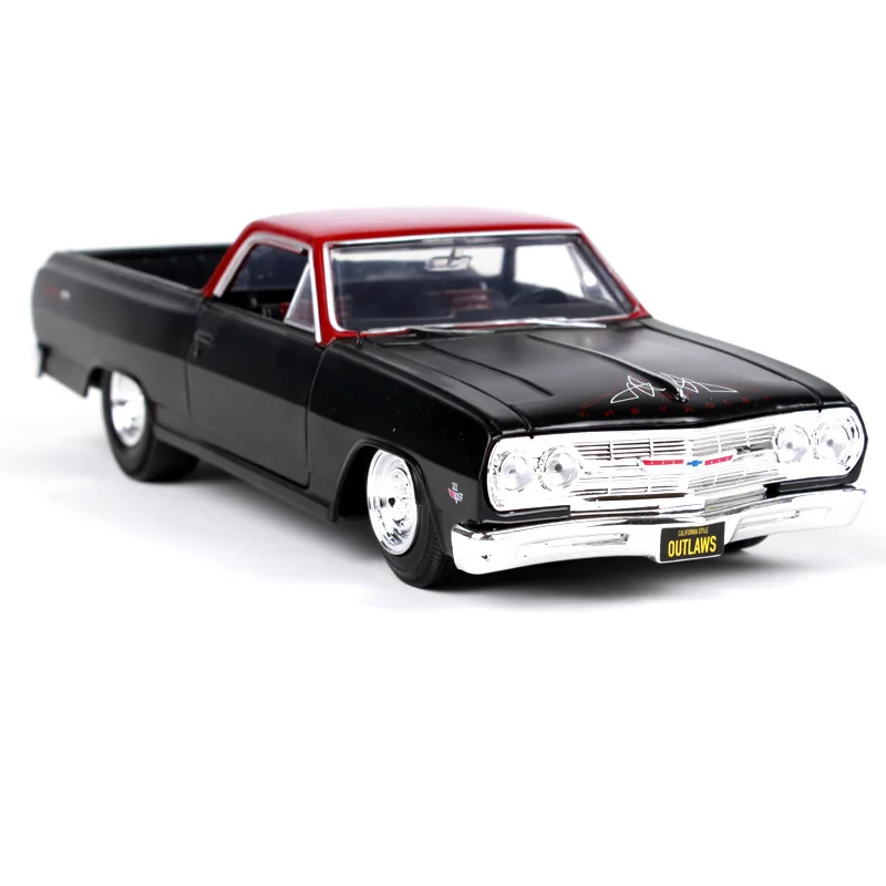 Изысканный подарок 1:24 1965 Chevrolet EL CAMINO модель автомобиля из сплава имитация литья