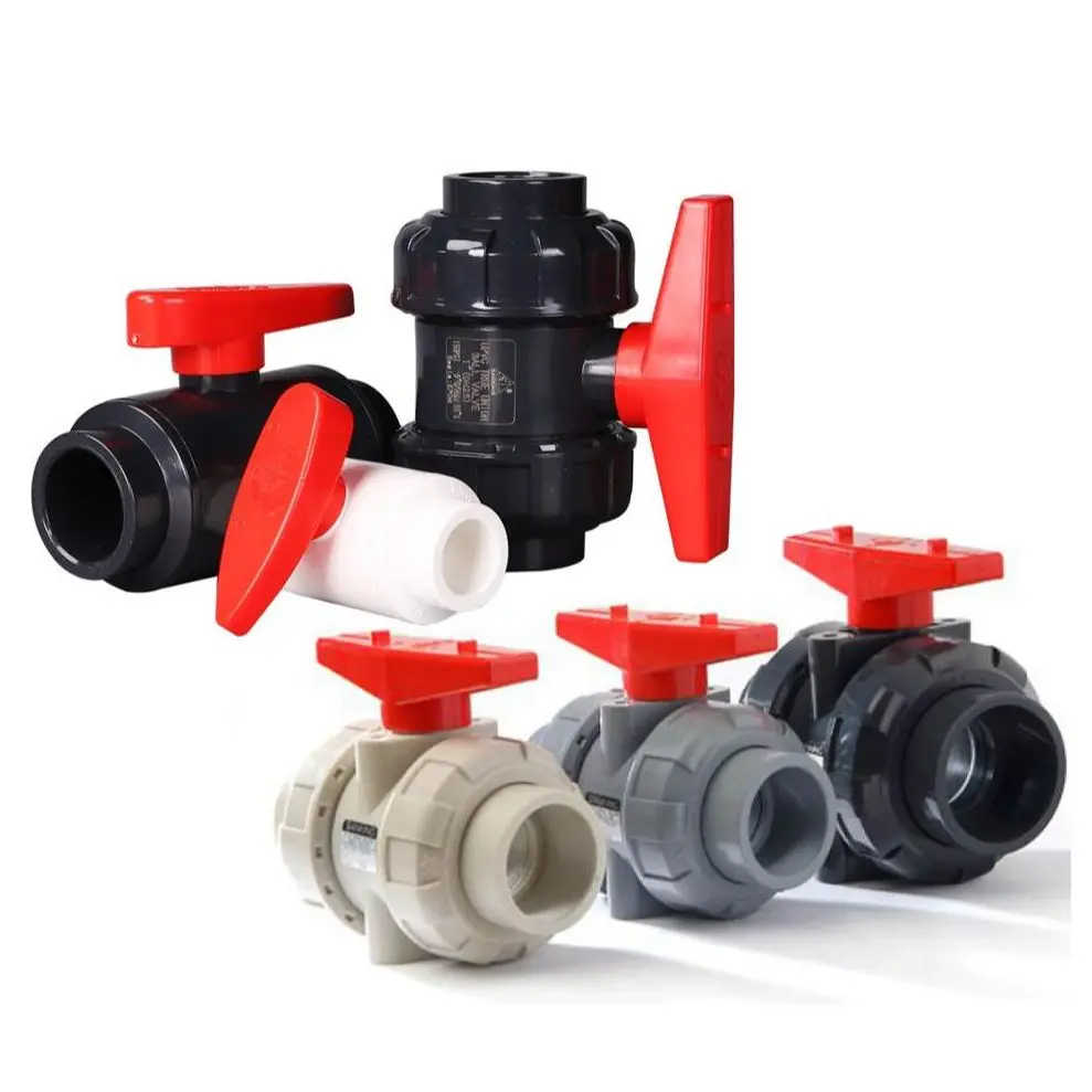 

SANKING Aquarium BALL VALVE 50mm 63mm PVC True Union Ball Valve Pipe Fitting Fish Tank Adapter Water Pipe Connector