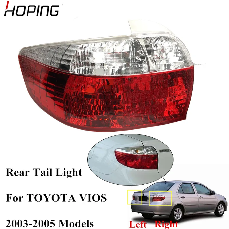 Надеясь авто задние светильник лампы для TOYOTA VIOS 2003 2004 2005 Замена задний фонарь