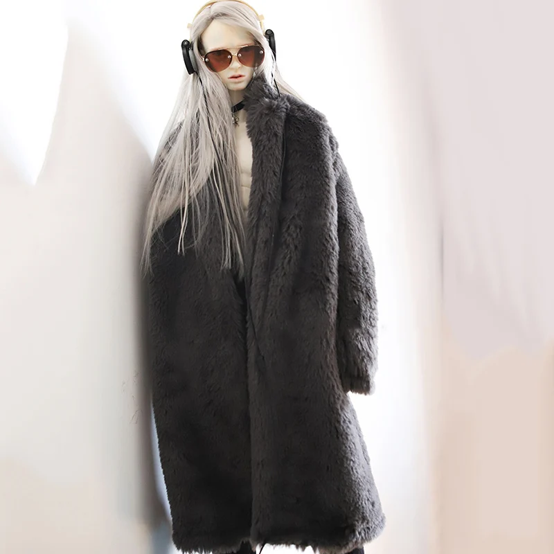 Одежда для кукол Bybrana 1/3 1/4 BJD длинное пальто из искусственного меха норки | Игрушки