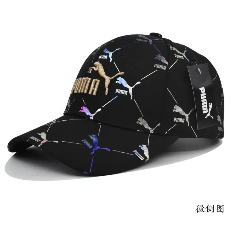 

High-quality 2021 My Three-dimensional Embroidered Puma Brand Hat Men's and Women's Summer Baseball Cap Visor Adjustable Bone Ha