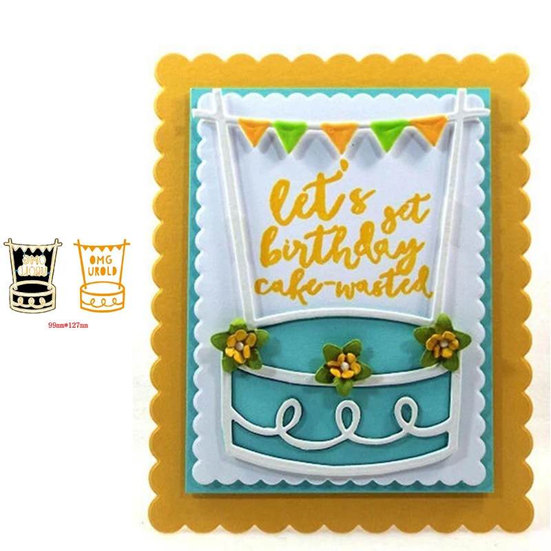 Празднуйте торт большого дня рождения горячие буквы OMGUROLD креативные