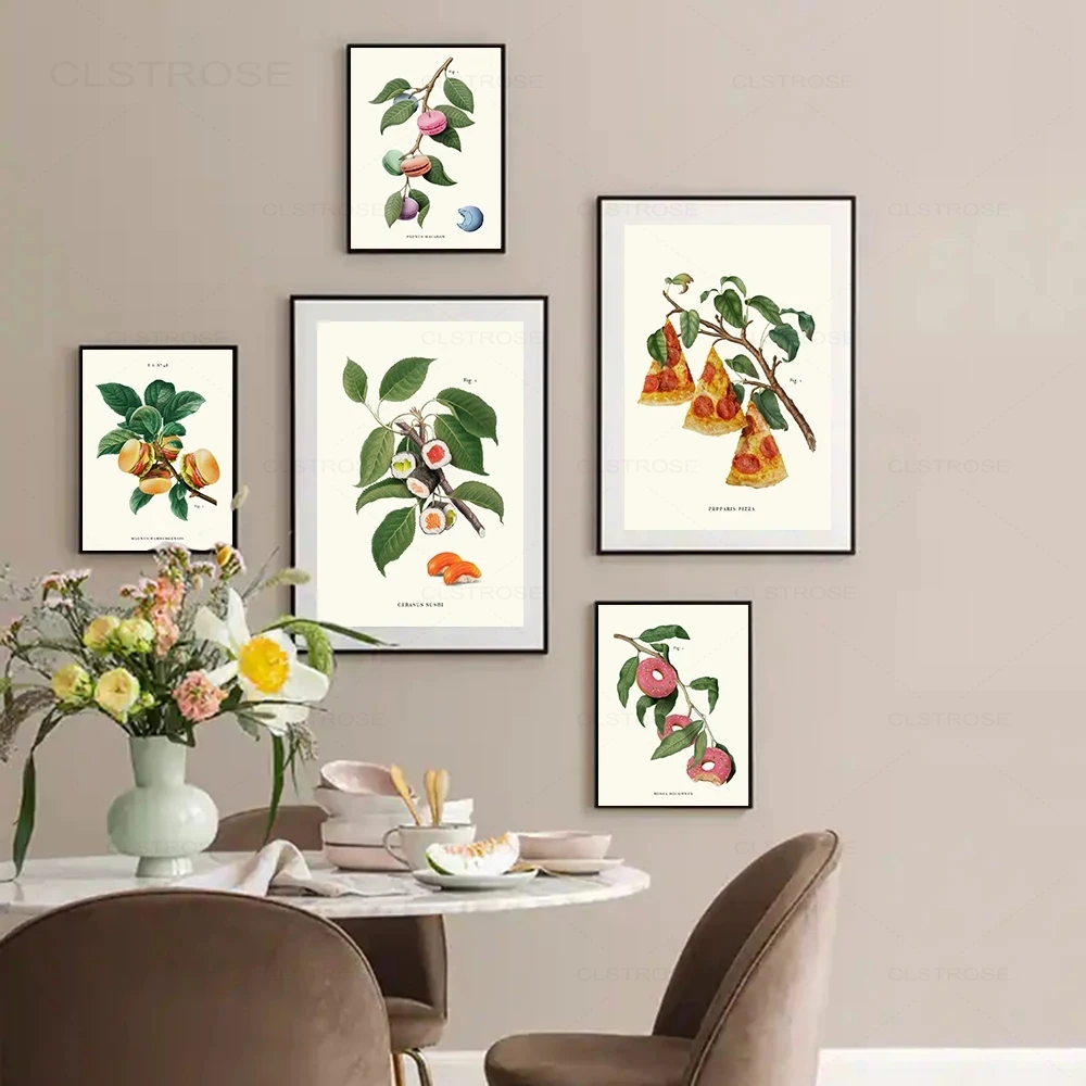 Кухонные забавные постеры и принты с гамбургерами декоративные настенные