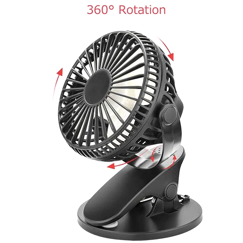 Портативный мини-Настольный вентилятор usb-вентилятор с зажимом для детской