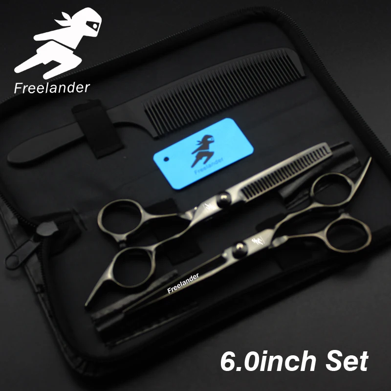 Набор профессиональных парикмахерских ножниц 6 дюймов прямые ножницы и