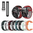 20 мм спортивные силиконовые дышащая повязка ремешок для Ticwatch E 2 Pro E2 S2 GTX Смарт-часы 22 мм браслет для Pro3 Pro 2020 Pro 4G