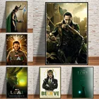 ТВ-серия Marvel Loki, Картина на холсте, настенное искусство, супергерой, Бог фокусов, портрет, декоративные постеры для домашнего декора
