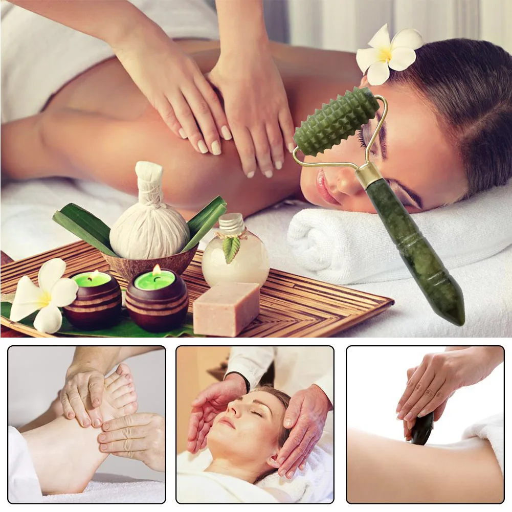 Массажер для похудения лица инструмент подъемный ролик шеи расслабления кожи