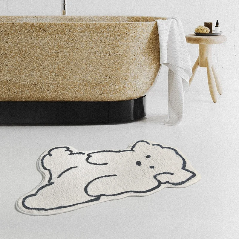 

Cute Dog Carpet In The Bedroom,Furry Mat,Carpet For Nursery, Kids Carpet, Lounge Rug Girl Bedroom Mats Deco Home living Room Dec