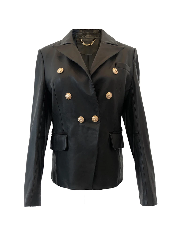 Женская куртка из натуральной кожи винтажное пальто овчины в Корейском стиле